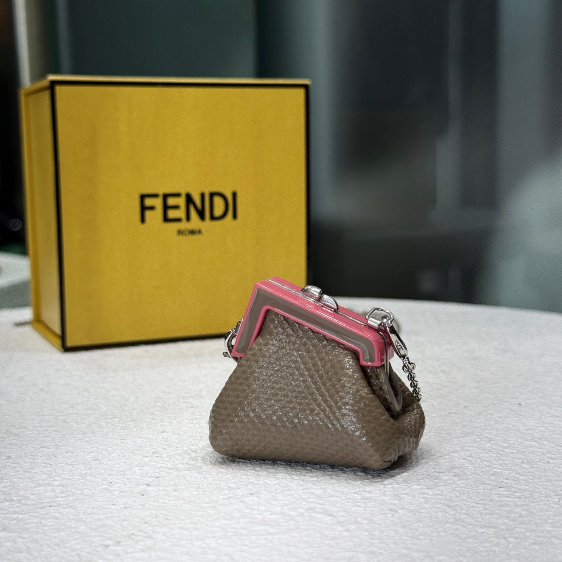 FENDI Nano Baguette Necklace/Charm