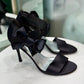 STUART WEITZMAN Black bow heels size 9.5