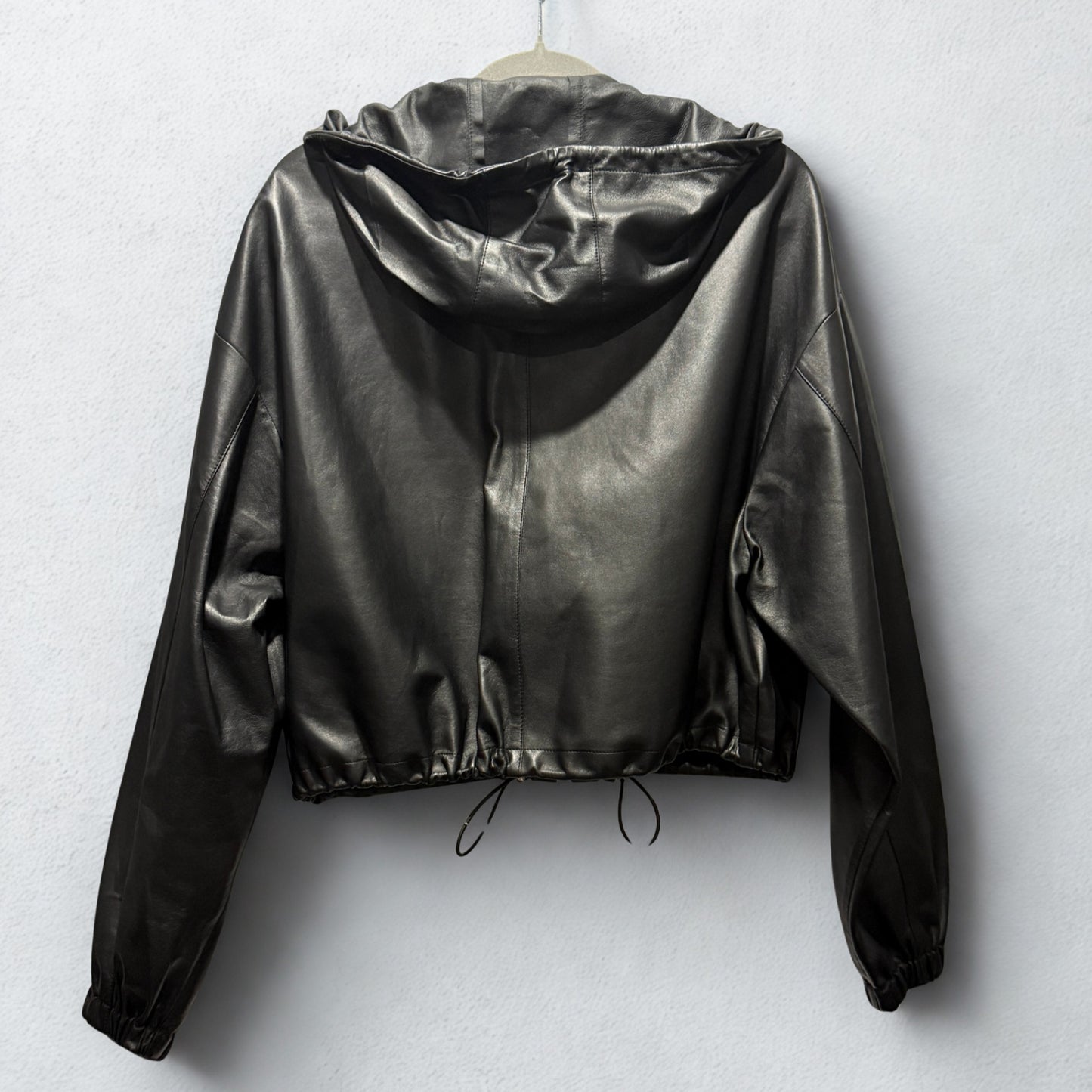 PRADA Leather Bomber Jacket Size 36