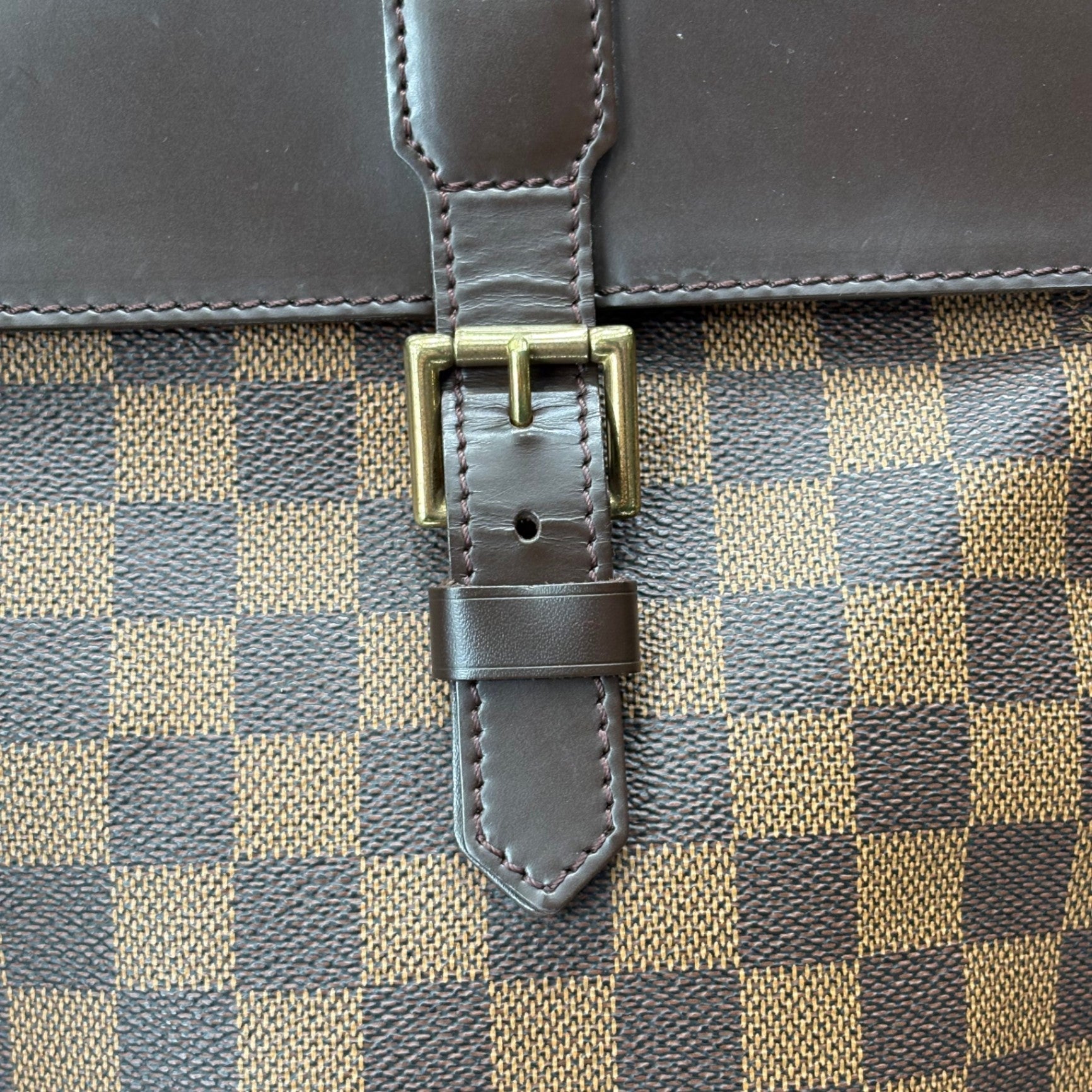 LOUIS VUITTON Damier Ebene Backpack - Brown