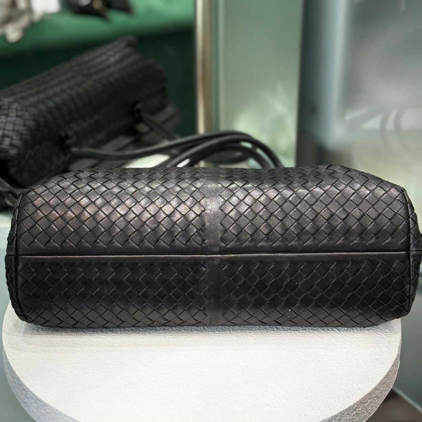 BOTTEGA VENETA Black East West Intrecciato