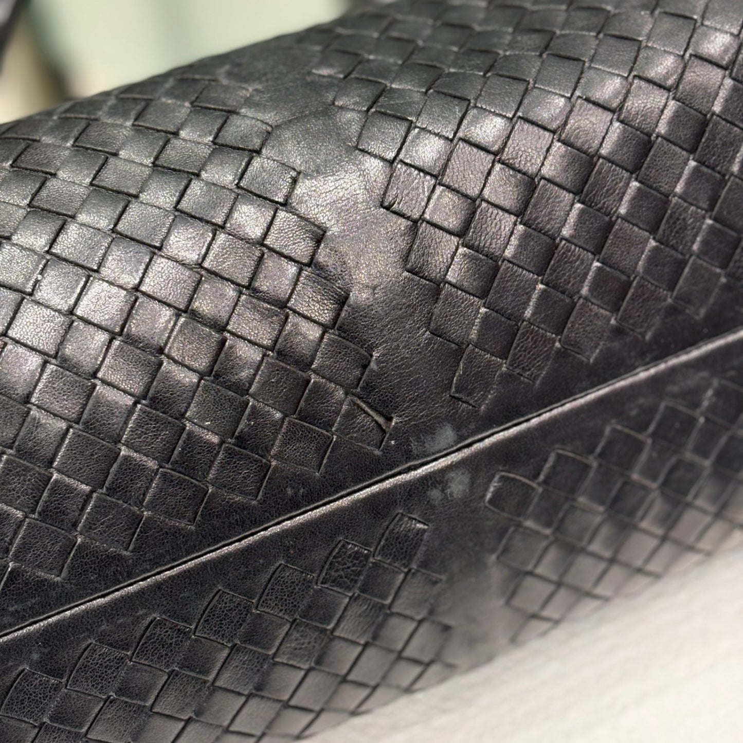 BOTTEGA VENETA Black East West Intrecciato
