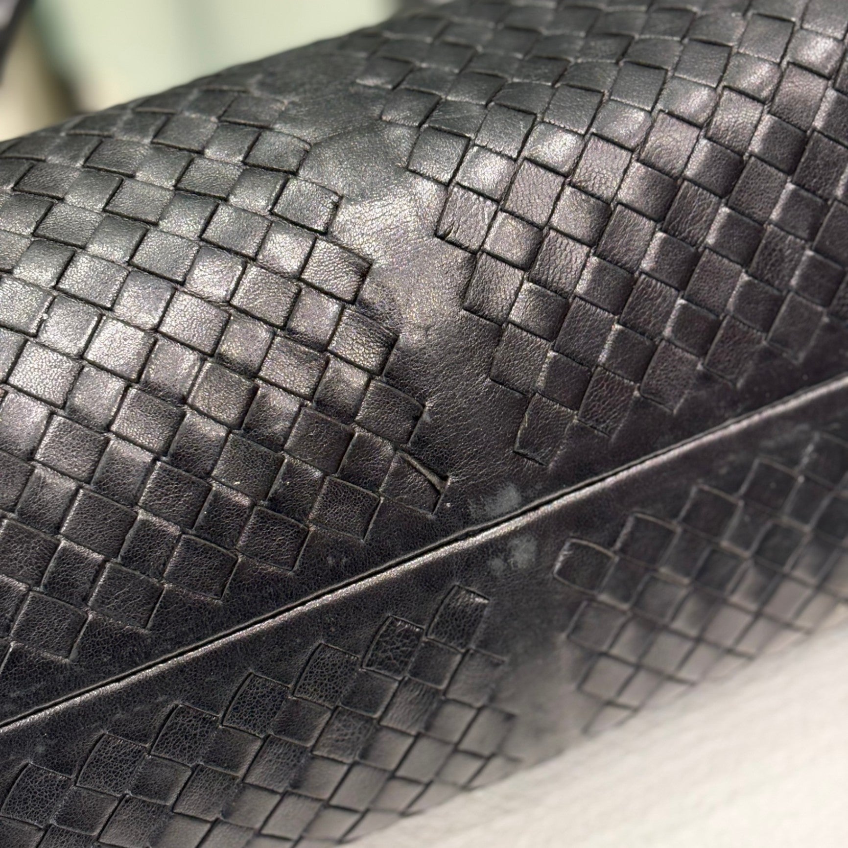 BOTTEGA VENETA Black East West Intrecciato
