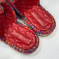 CHANEL Quilted Red Sandals Size 40