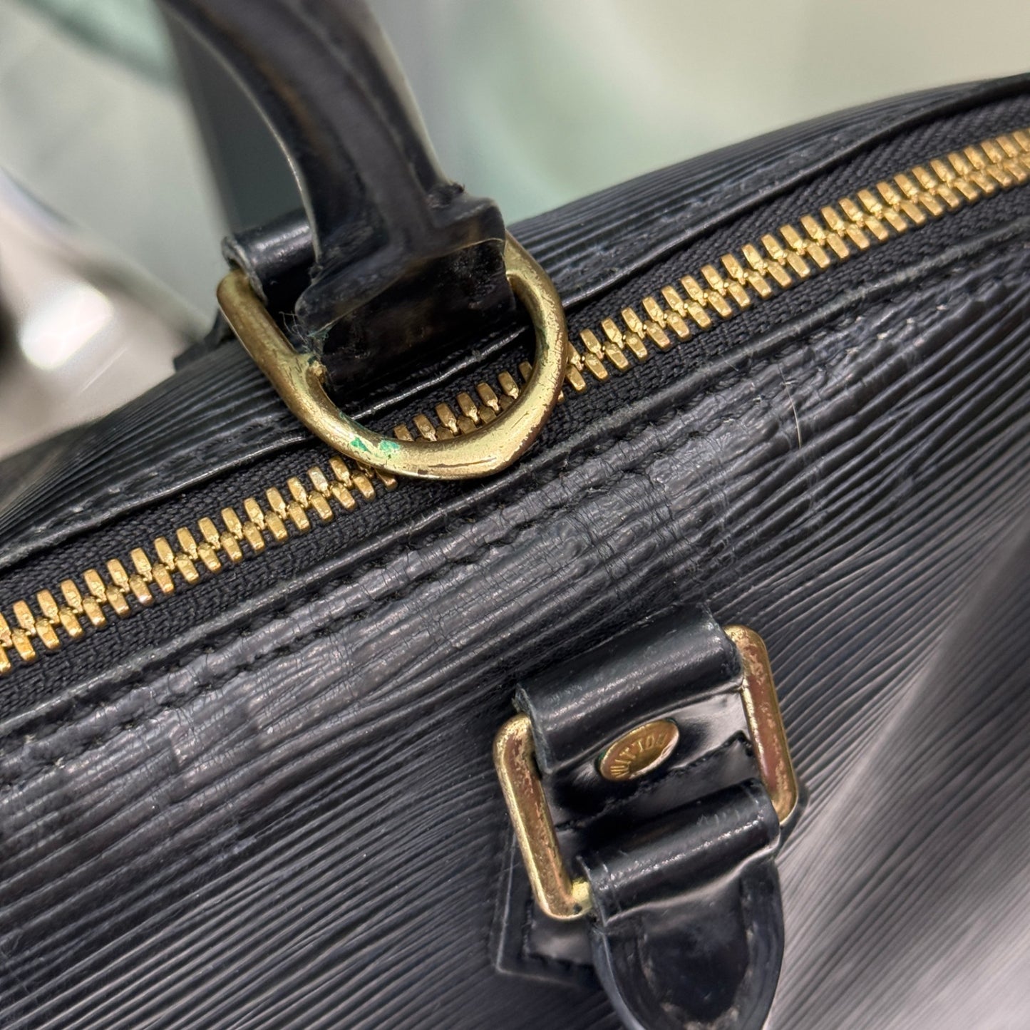 LOUIS VUITTON Alma BB Black Bag