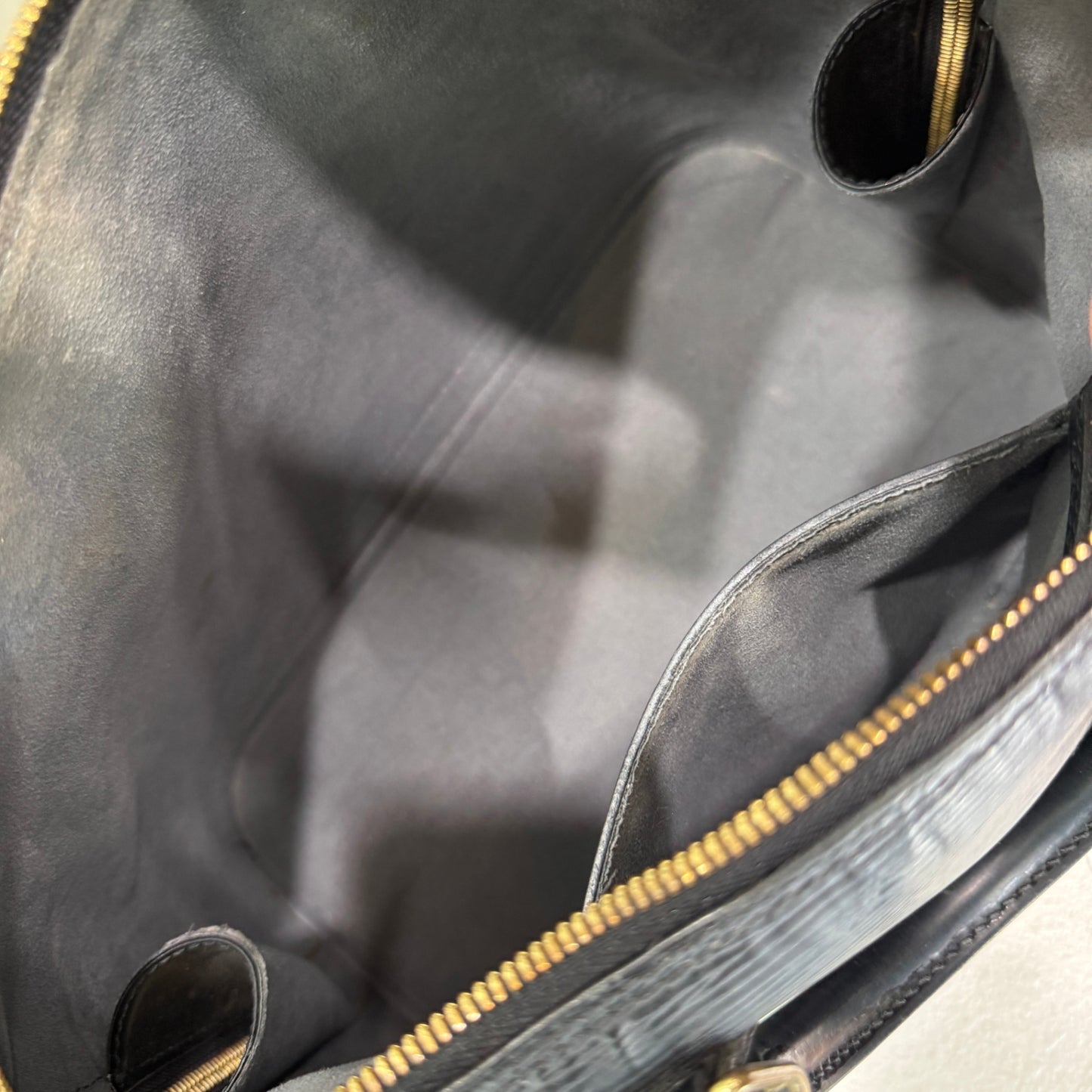 LOUIS VUITTON Alma BB Black Bag