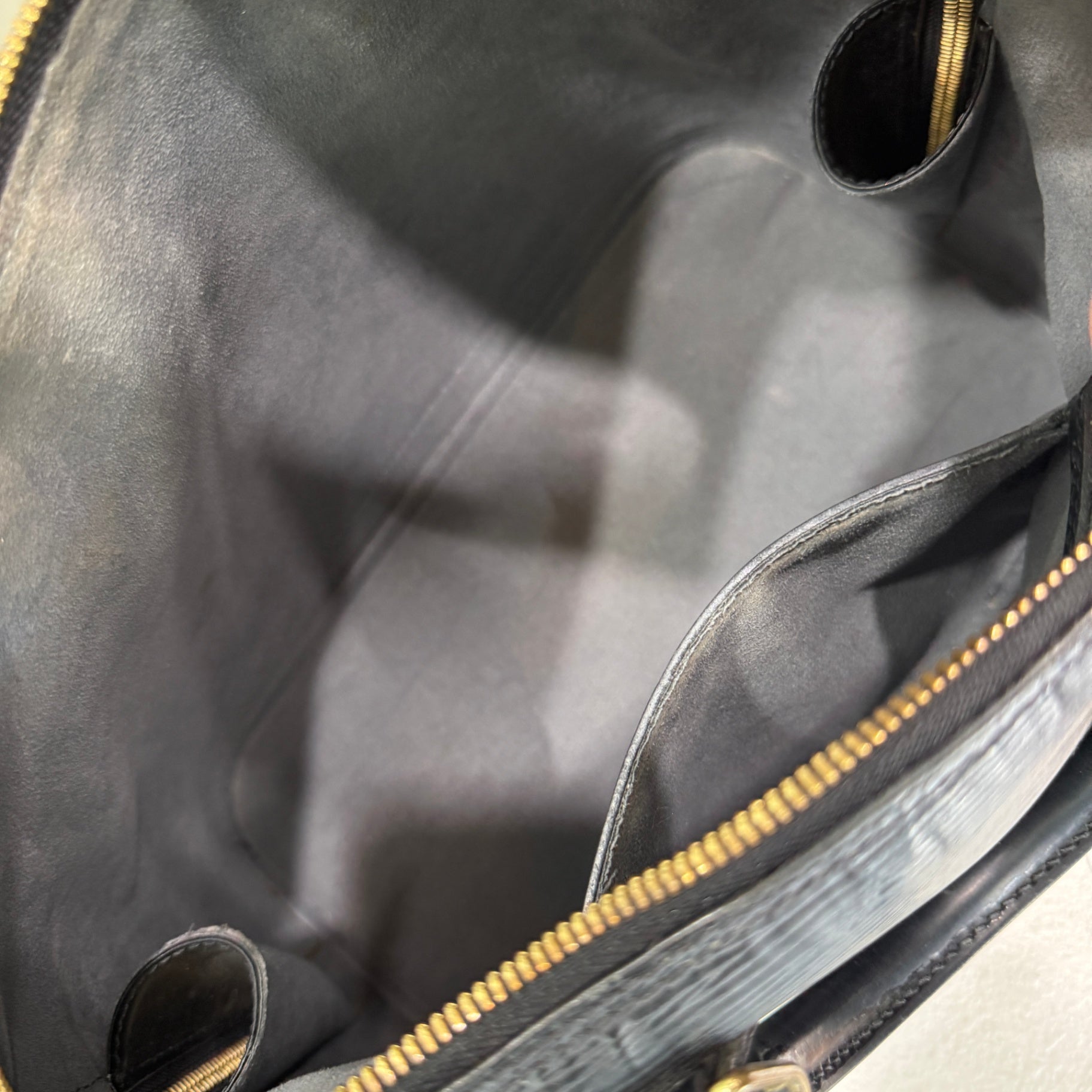 LOUIS VUITTON Alma BB Black Bag
