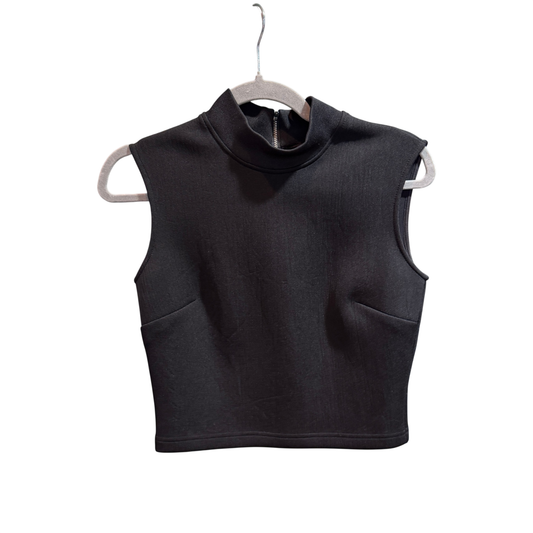 MCQUEEN Black Scuba top size S