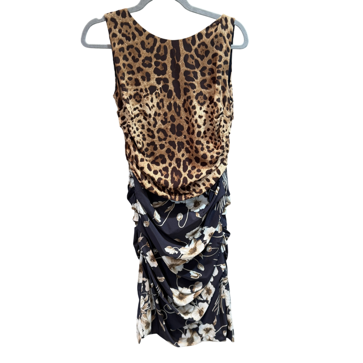 DOLCE AND GABBANA Leopard/Floral Dress size 44