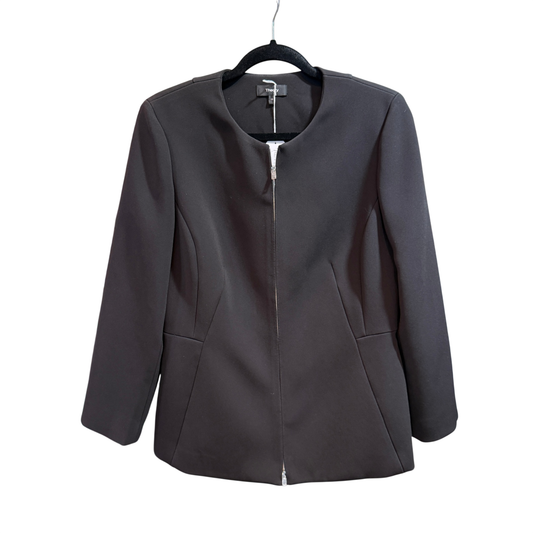 THEORY Black Collarless jacket size 10