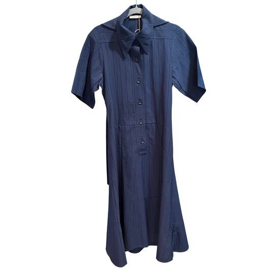 CELINE Navy Collar Dress - Size 38