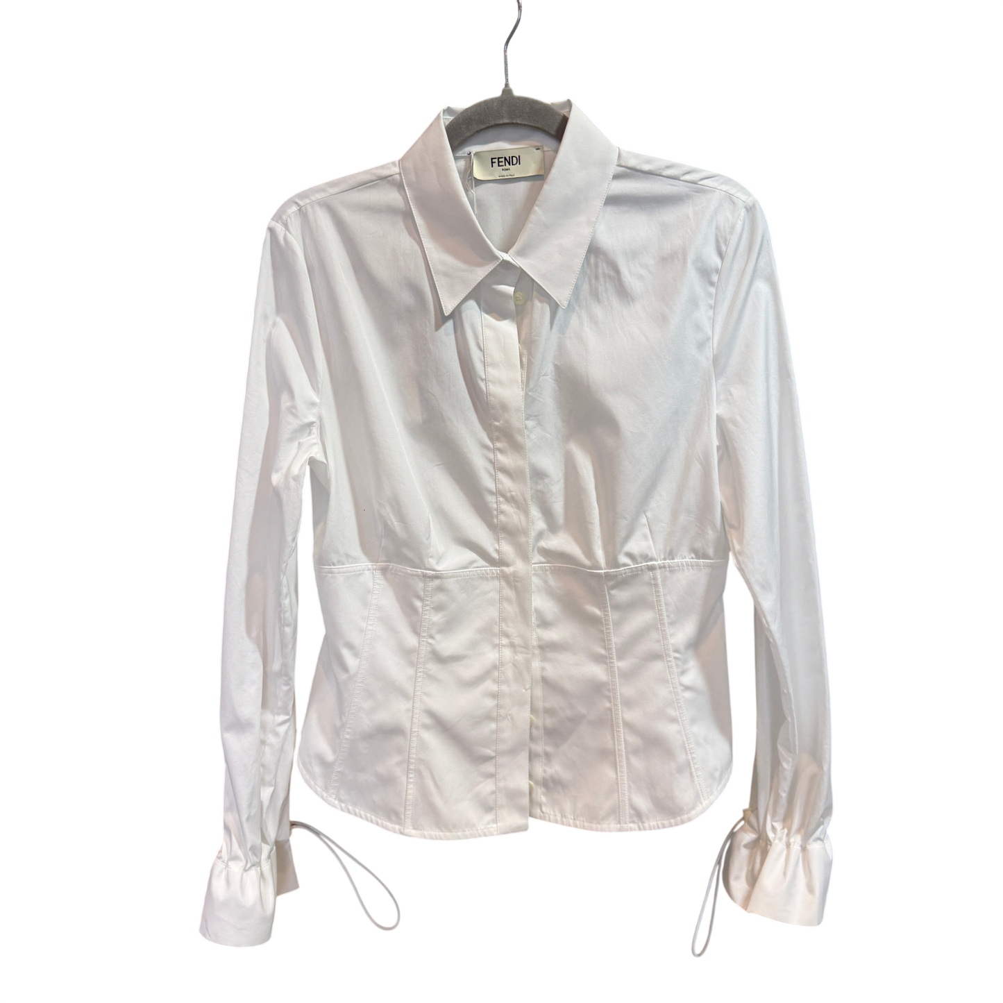 FENDI White corset shirt size 42 (new)