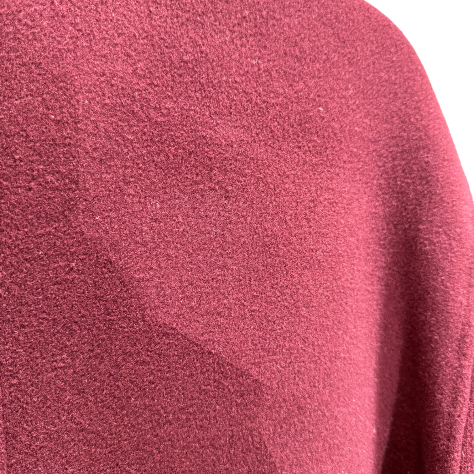 JOSEPH Burgundy Wool Coat Size 36