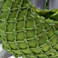ROSANTICA NODI Beaded Mini Bag – Green Crystal Mesh