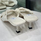JIMMY CHOO Ivory High Sandals Size 42