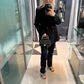 CHANEL Mini Flap with Top Handle - Black