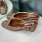 ZIMMERMANN Pink sequinned shoes Size 38