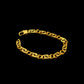 FENDI Gold-Tone FF Link Bracelet