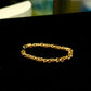 FENDI Gold-Tone FF Link Bracelet