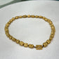 FENDI Gold-Tone Nugget Bead Necklace with FF Logo