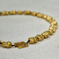 FENDI Gold-Tone Nugget Bead Necklace with FF Logo