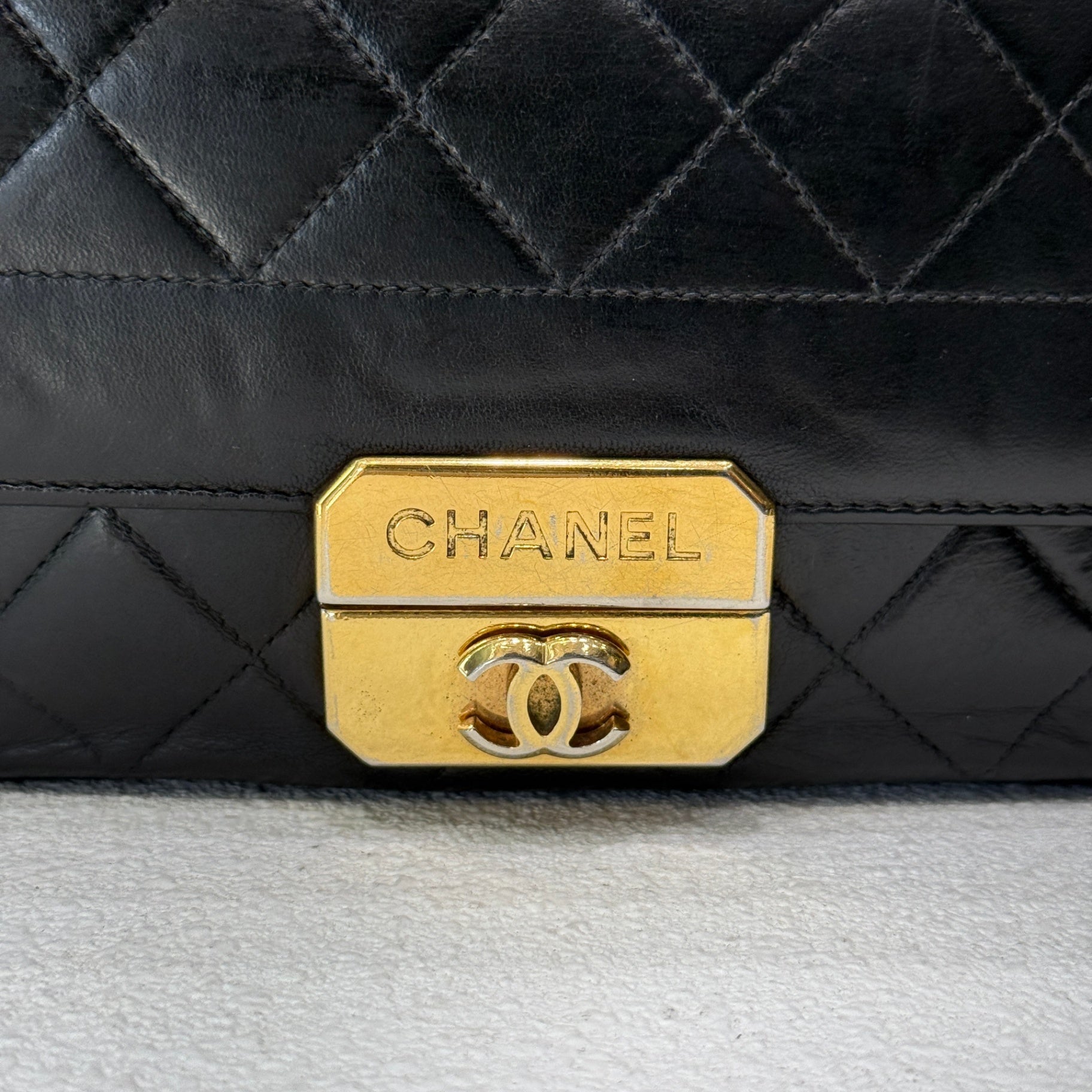 CHANEL Vintage Mini Flap Black