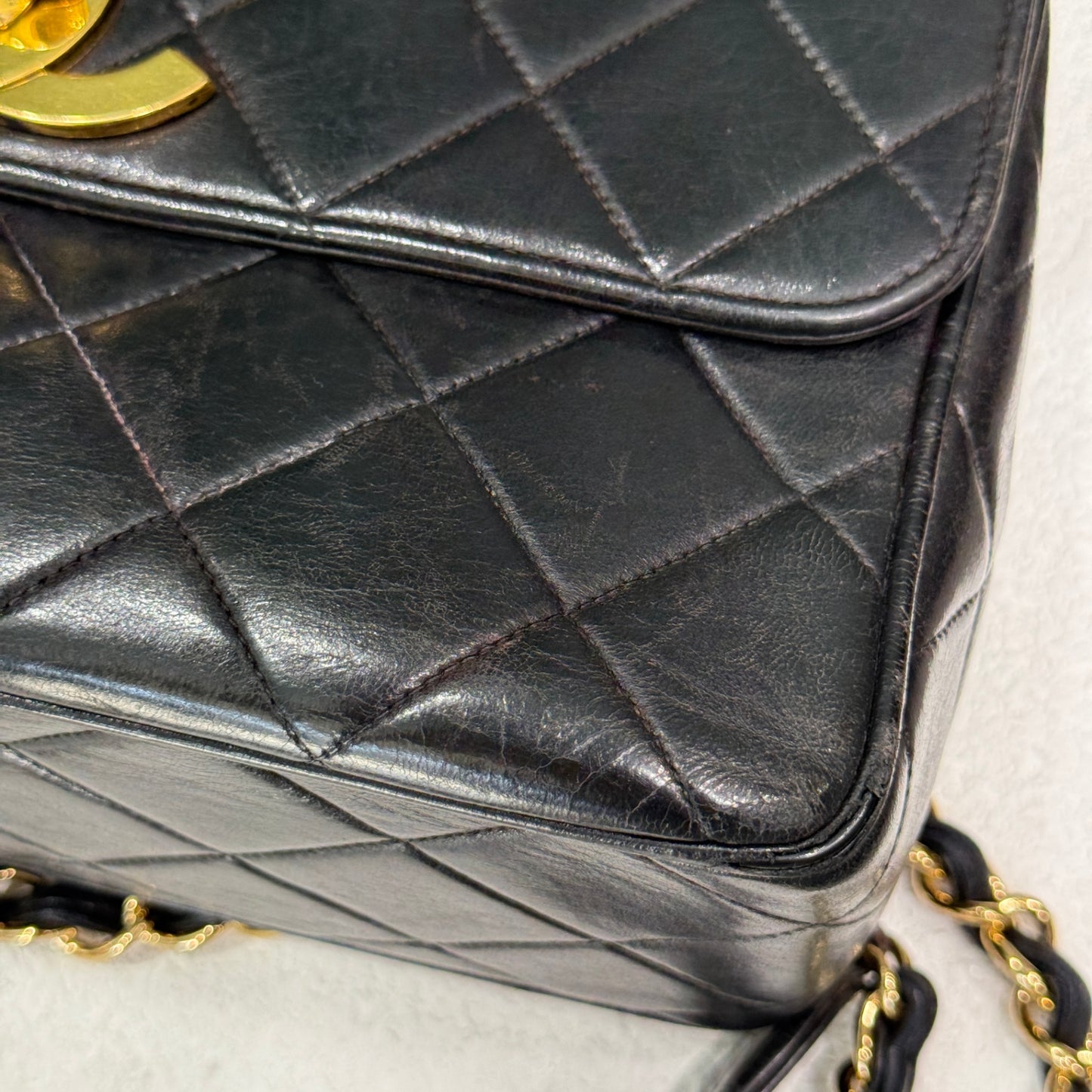 CHANEL Square Flap 24K Gold Hardware