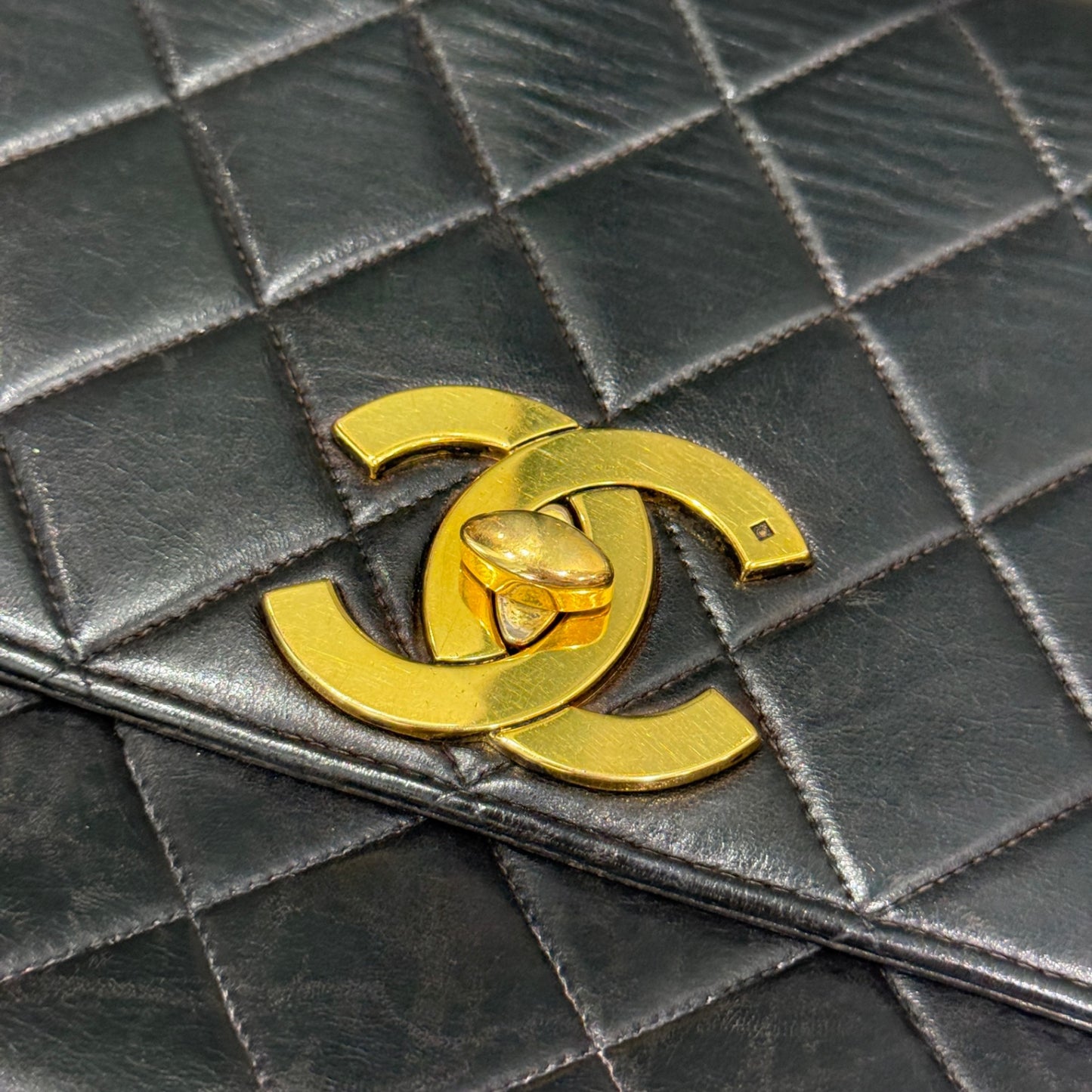 CHANEL Square Flap 24K Gold Hardware