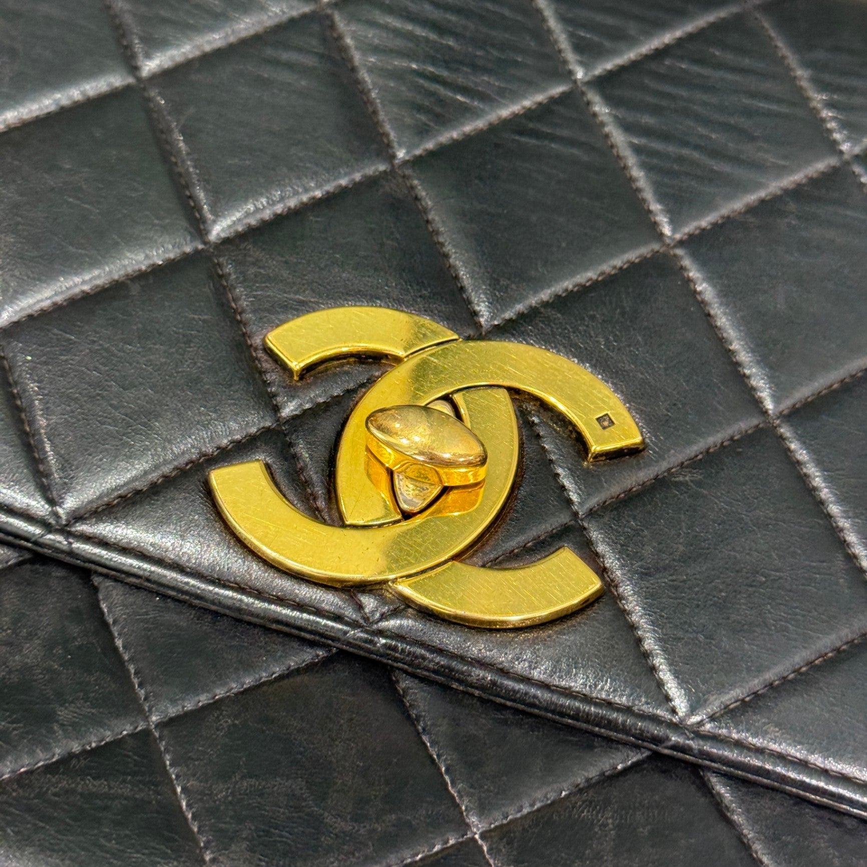 CHANEL Square Flap 24K Gold Hardware