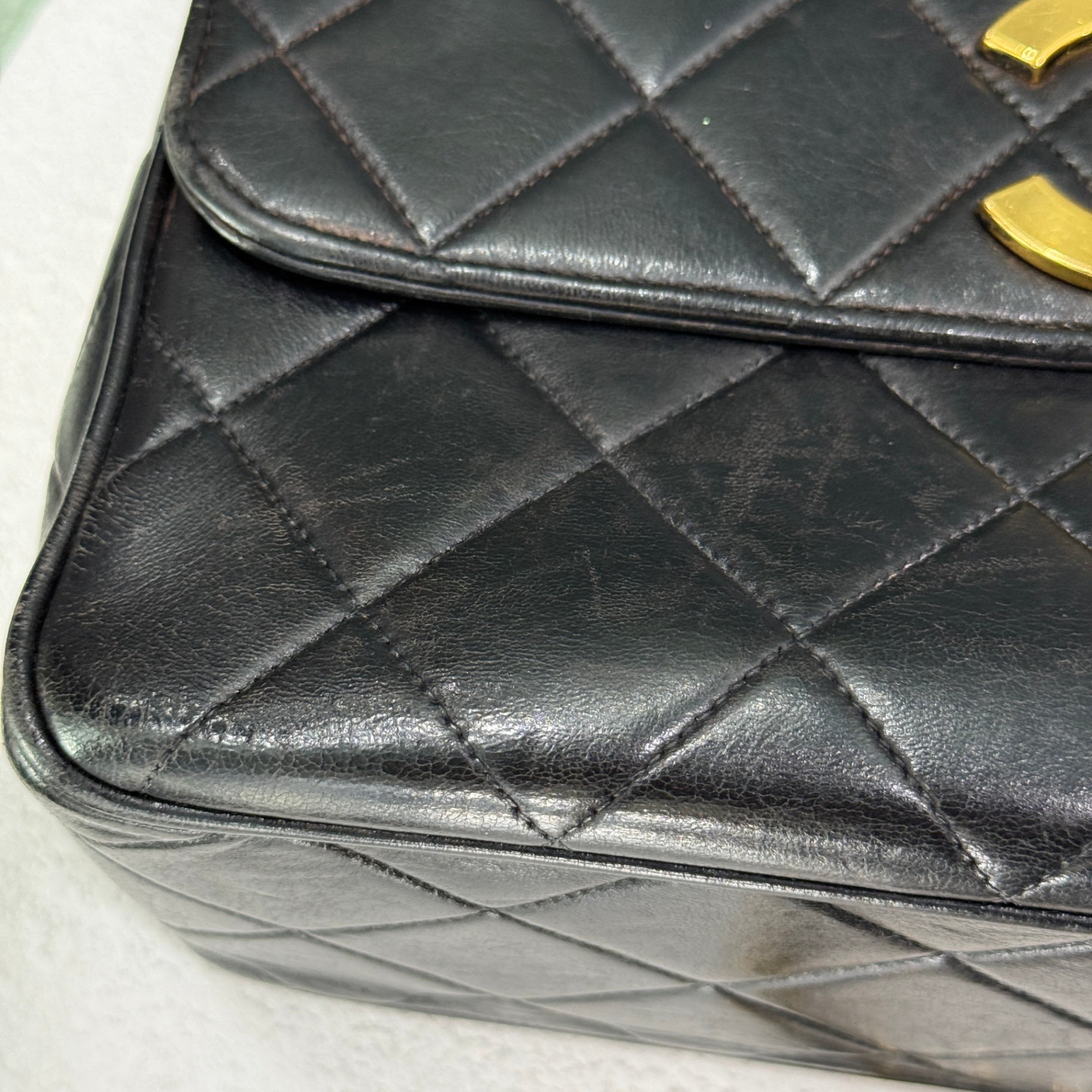 CHANEL Square Flap 24K Gold Hardware