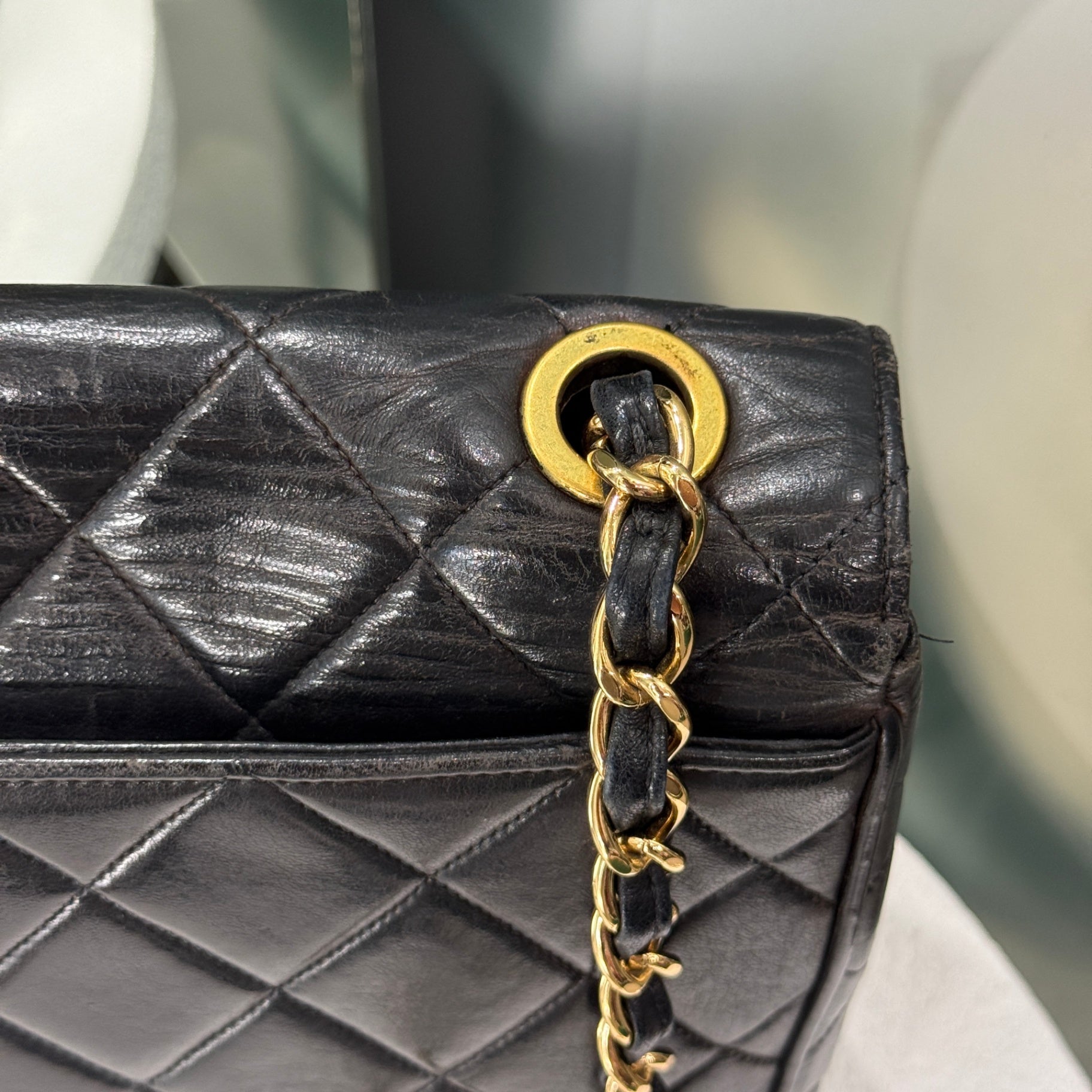 CHANEL Square Flap 24K Gold Hardware