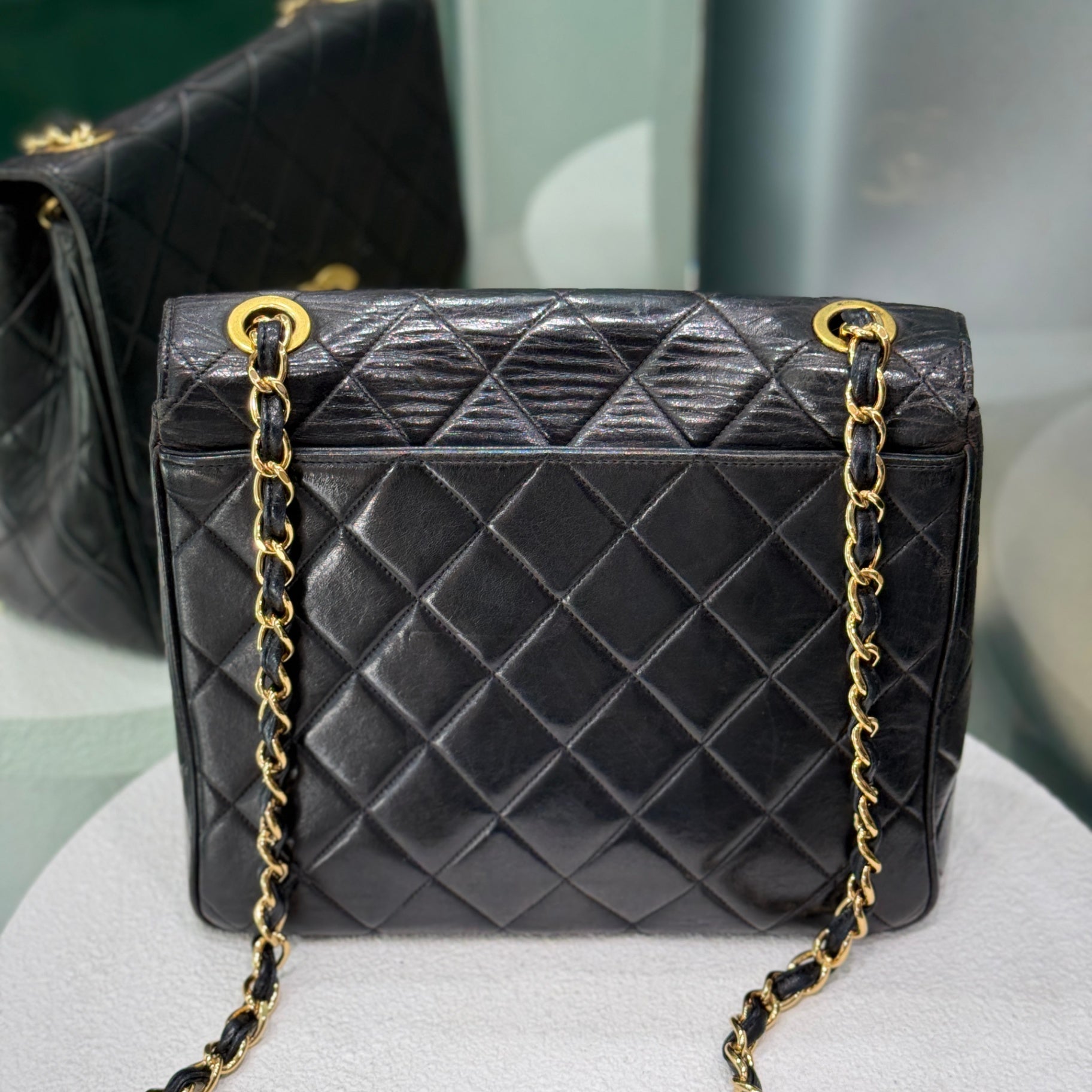 CHANEL Square Flap 24K Gold Hardware