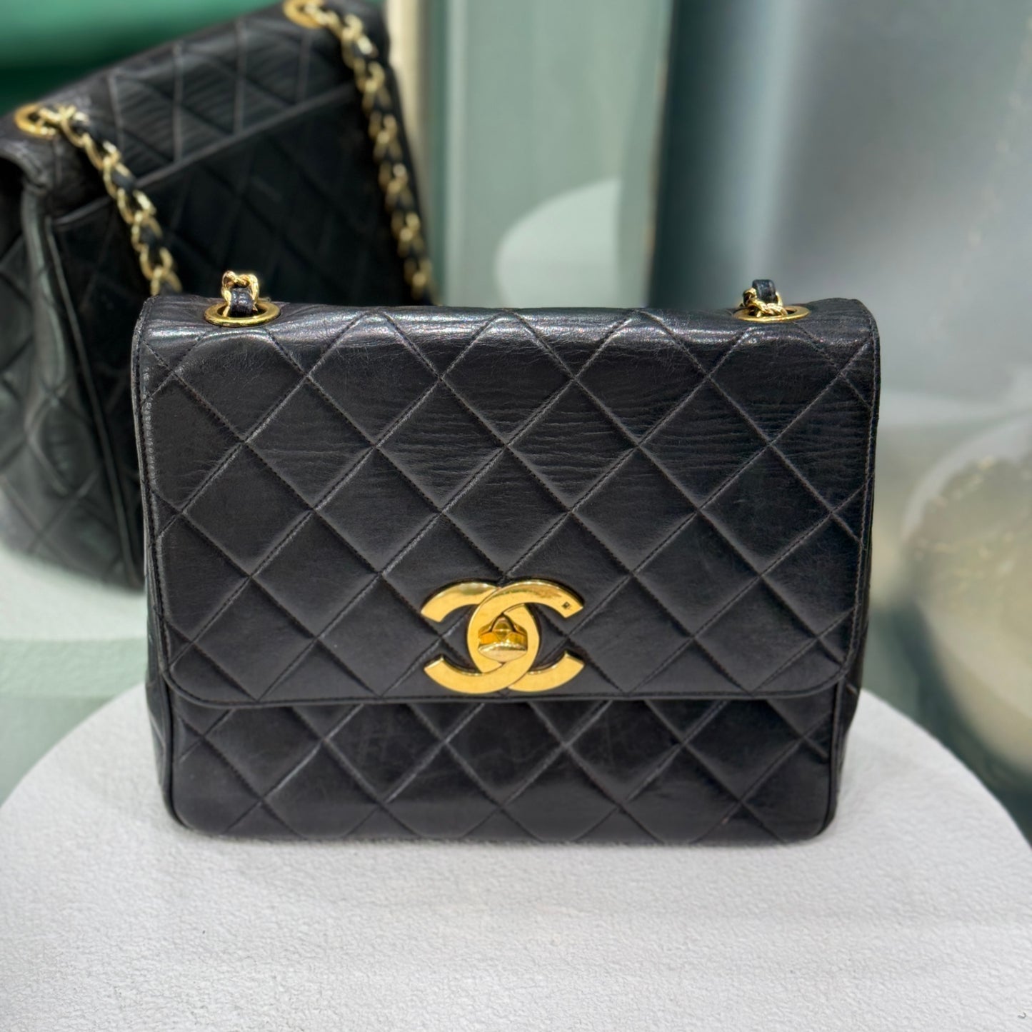 CHANEL Square Flap 24K Gold Hardware