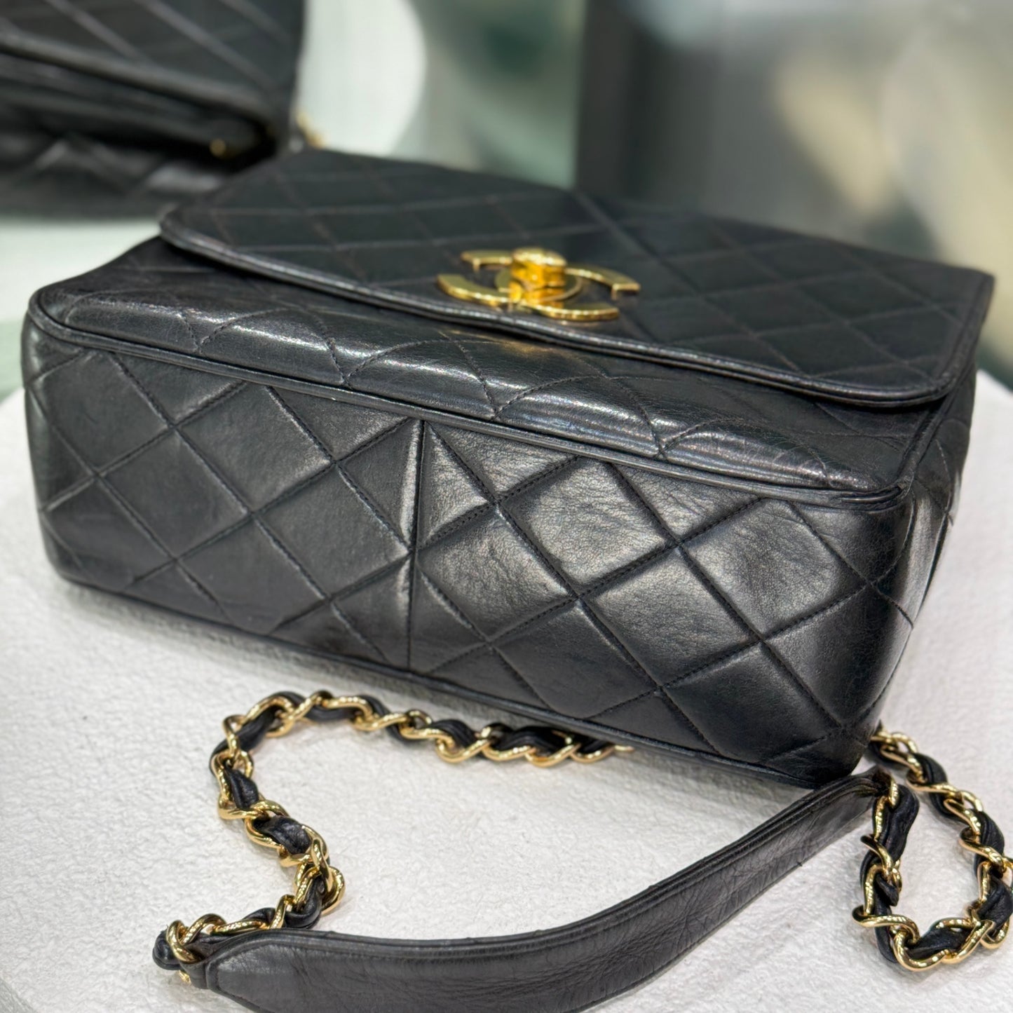 CHANEL Square Flap 24K Gold Hardware