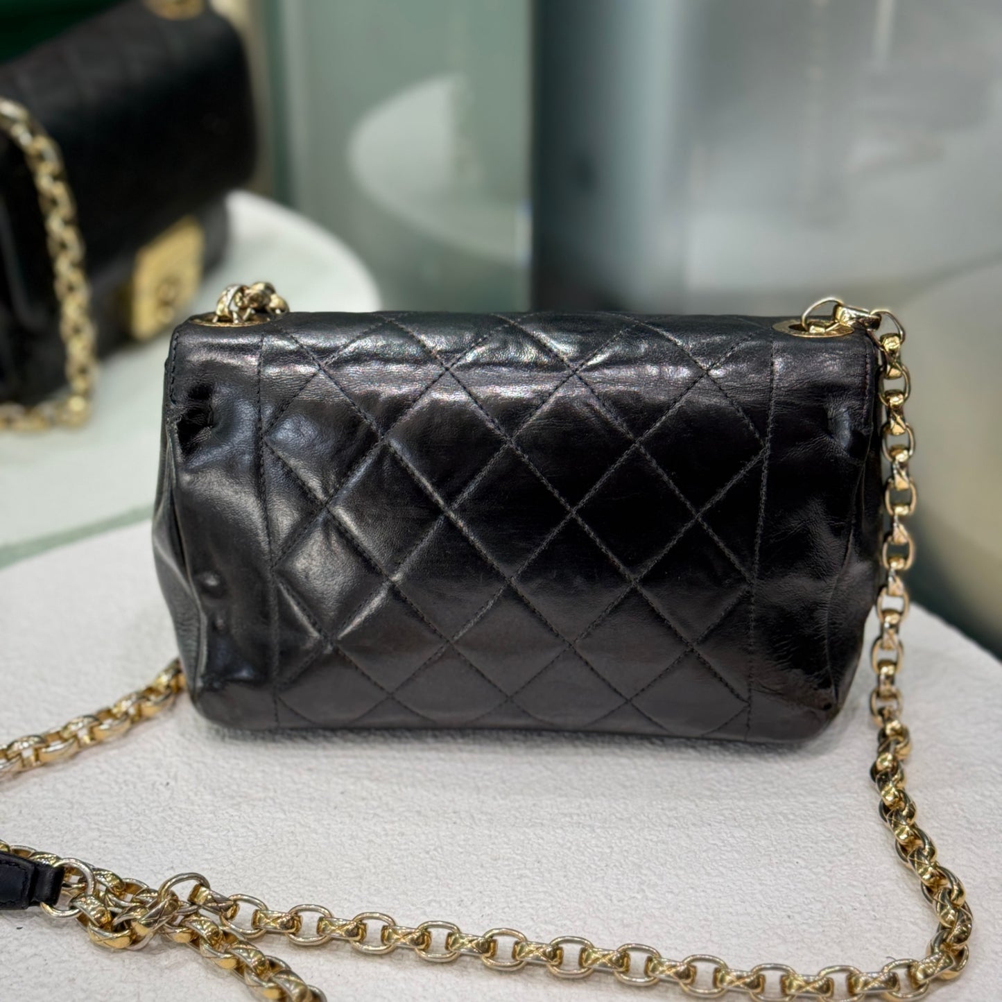 CHANEL Vintage Mini Flap Black