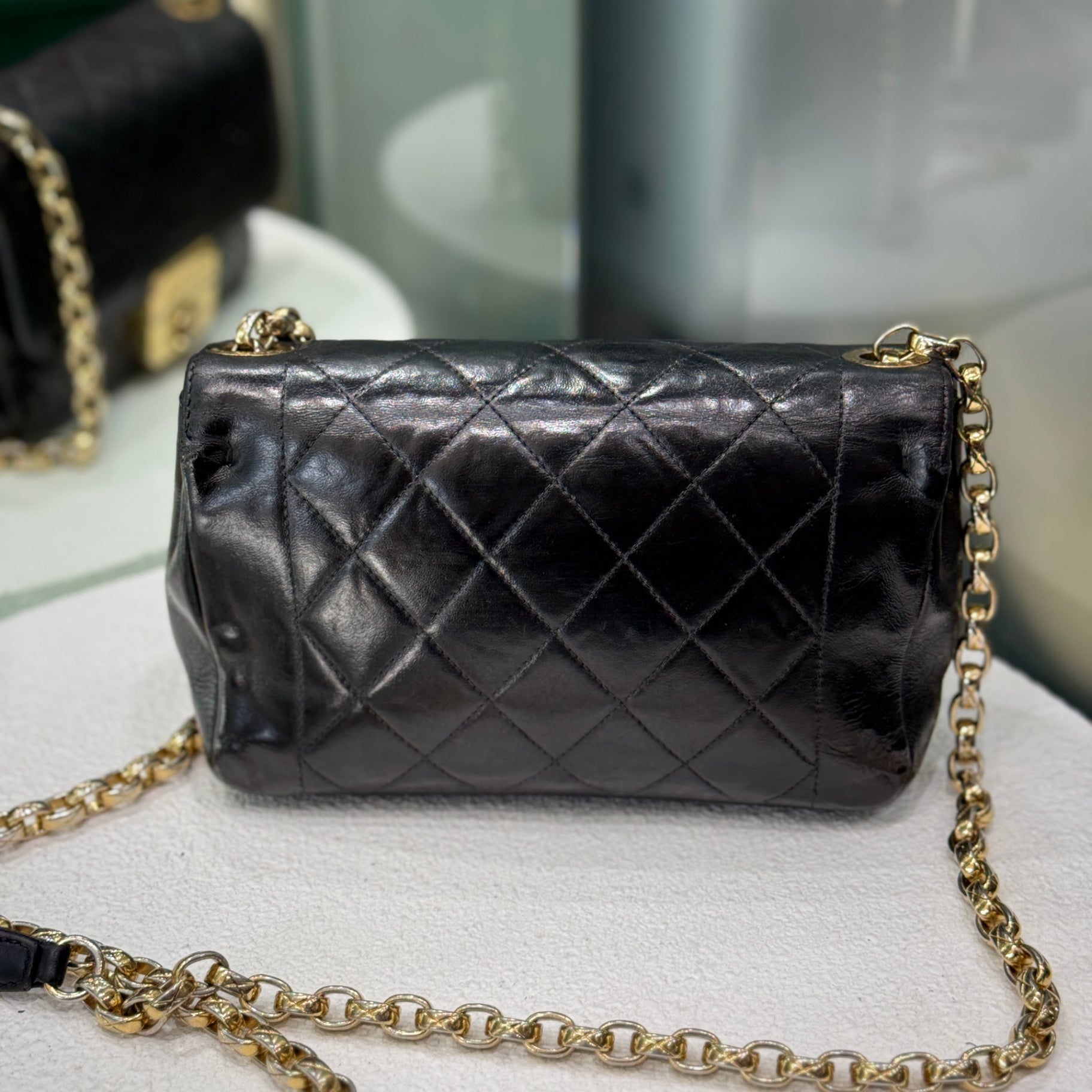 CHANEL Vintage Mini Flap Black