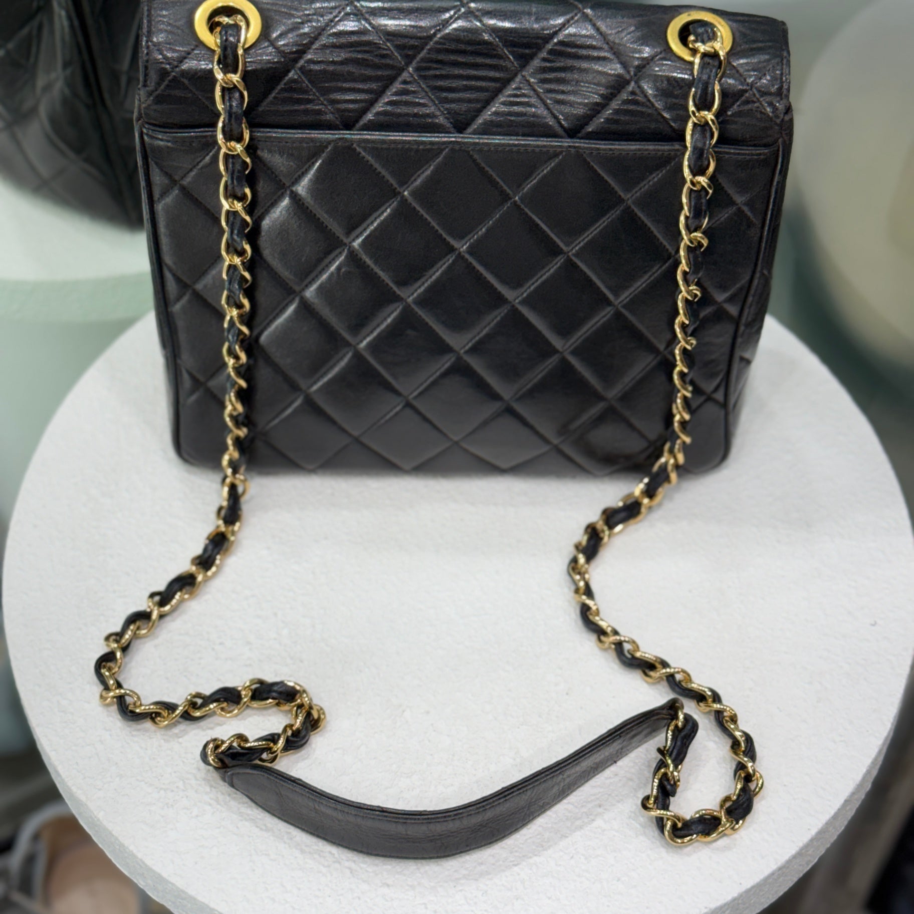 CHANEL Square Flap 24K Gold Hardware