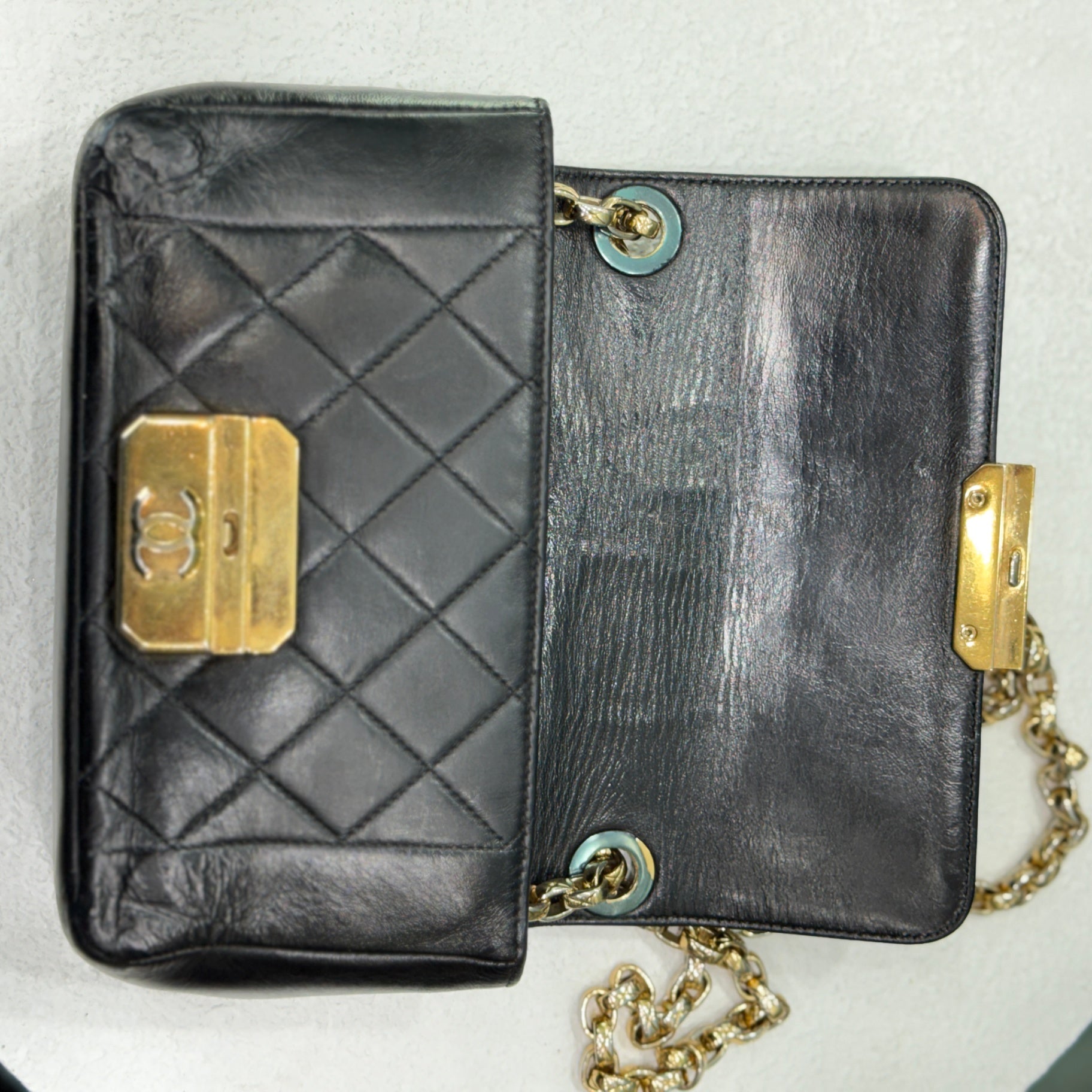 CHANEL Vintage Mini Flap Black
