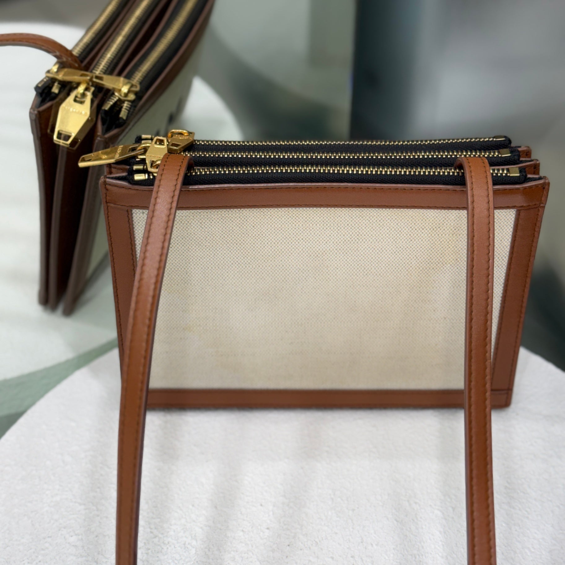BALMAIN Paris B-Army Canvas Crossbody Bag