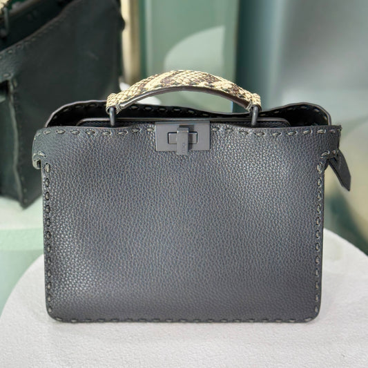 FENDI PeekABoo ISeeU Mini Dark Grey 