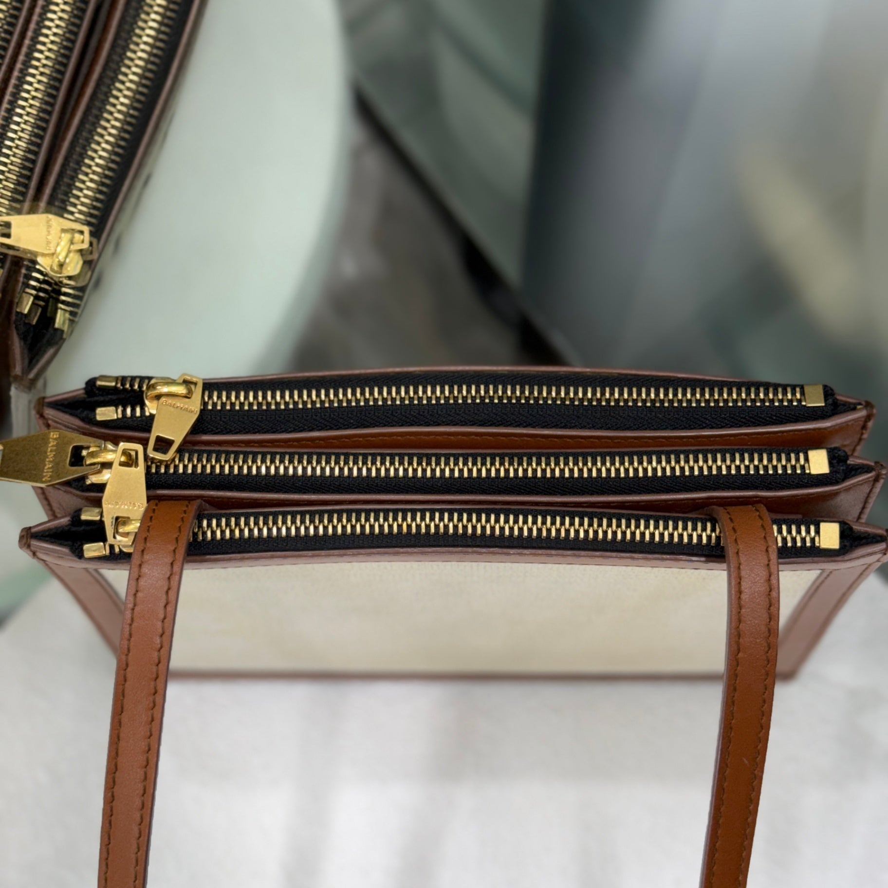 BALMAIN Paris B-Army Canvas Crossbody Bag