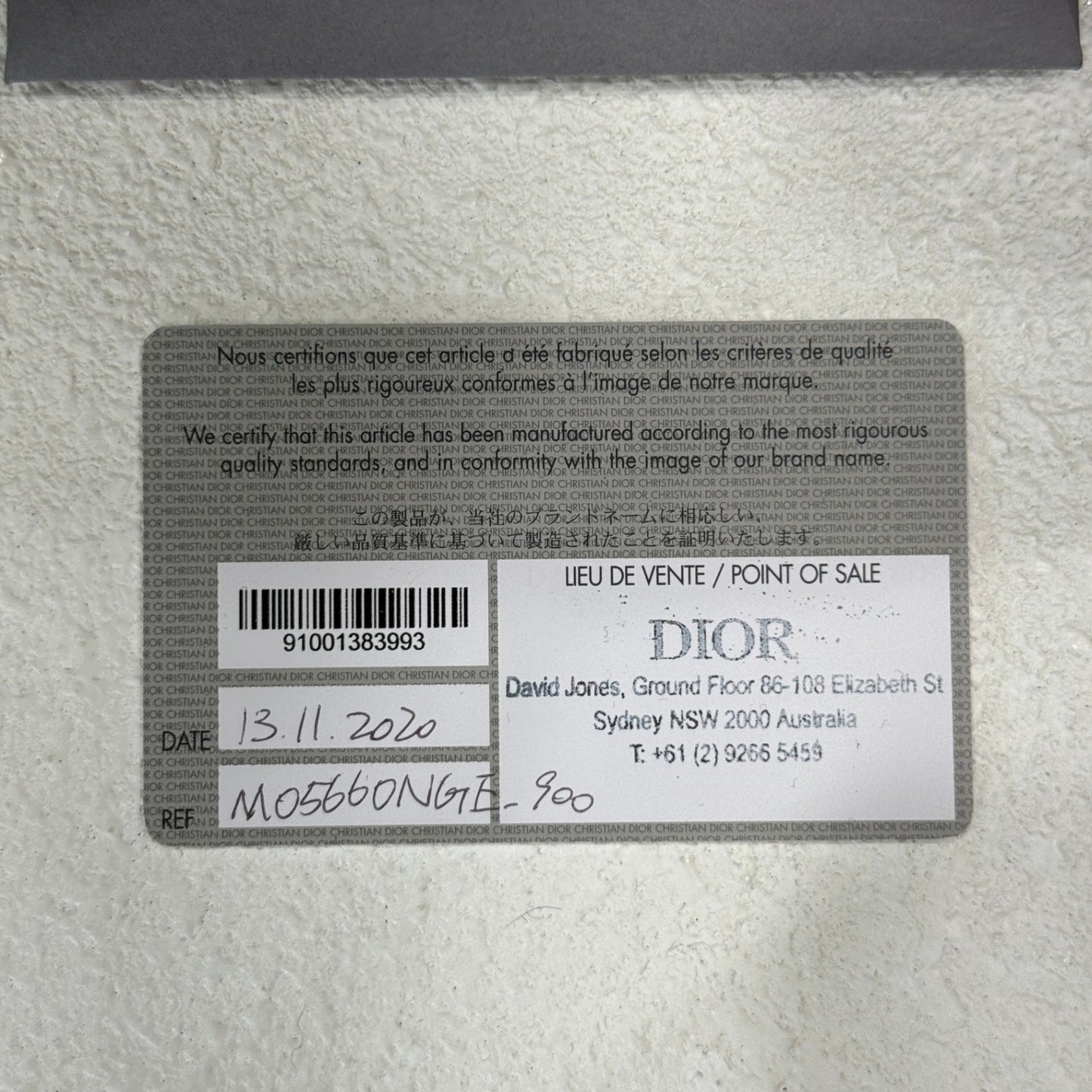 DIOR Black Lady Dior 2020