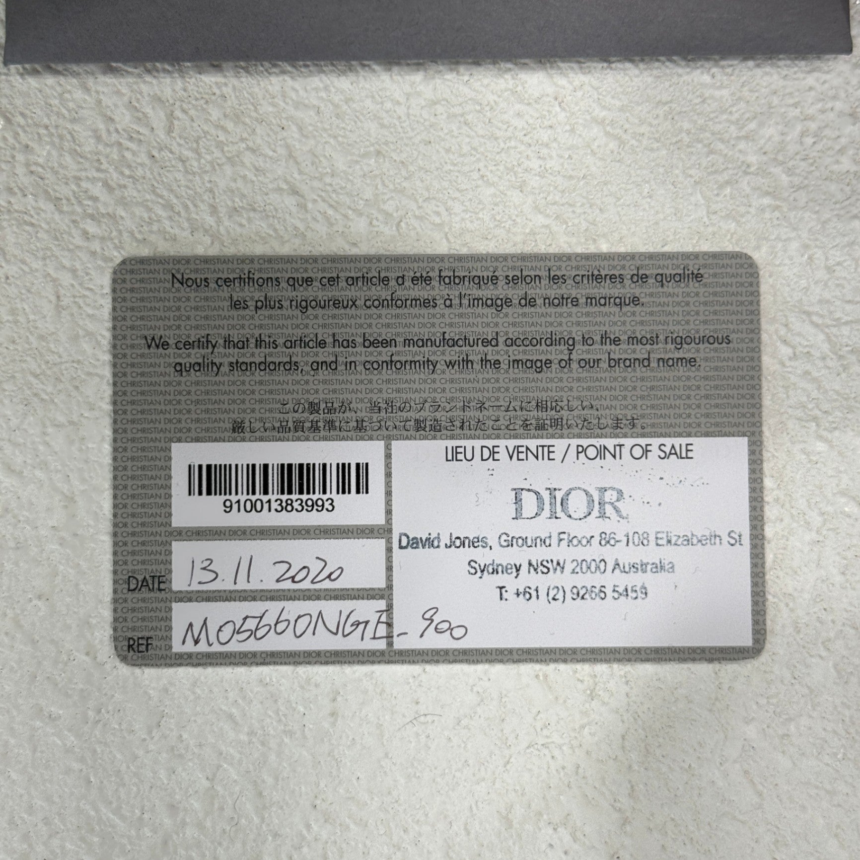 DIOR Black Lady Dior 2020