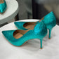 OOGII Aqua Heels Size 36