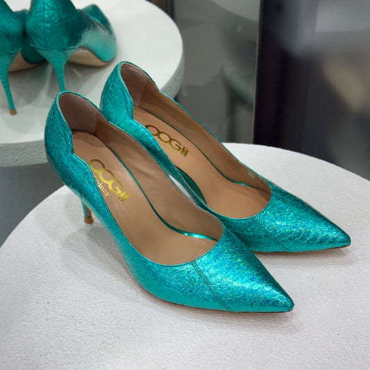 OOGII Aqua Heels Size 36