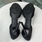 DIOR Vintage Black Peep-Toe Heels Size 36