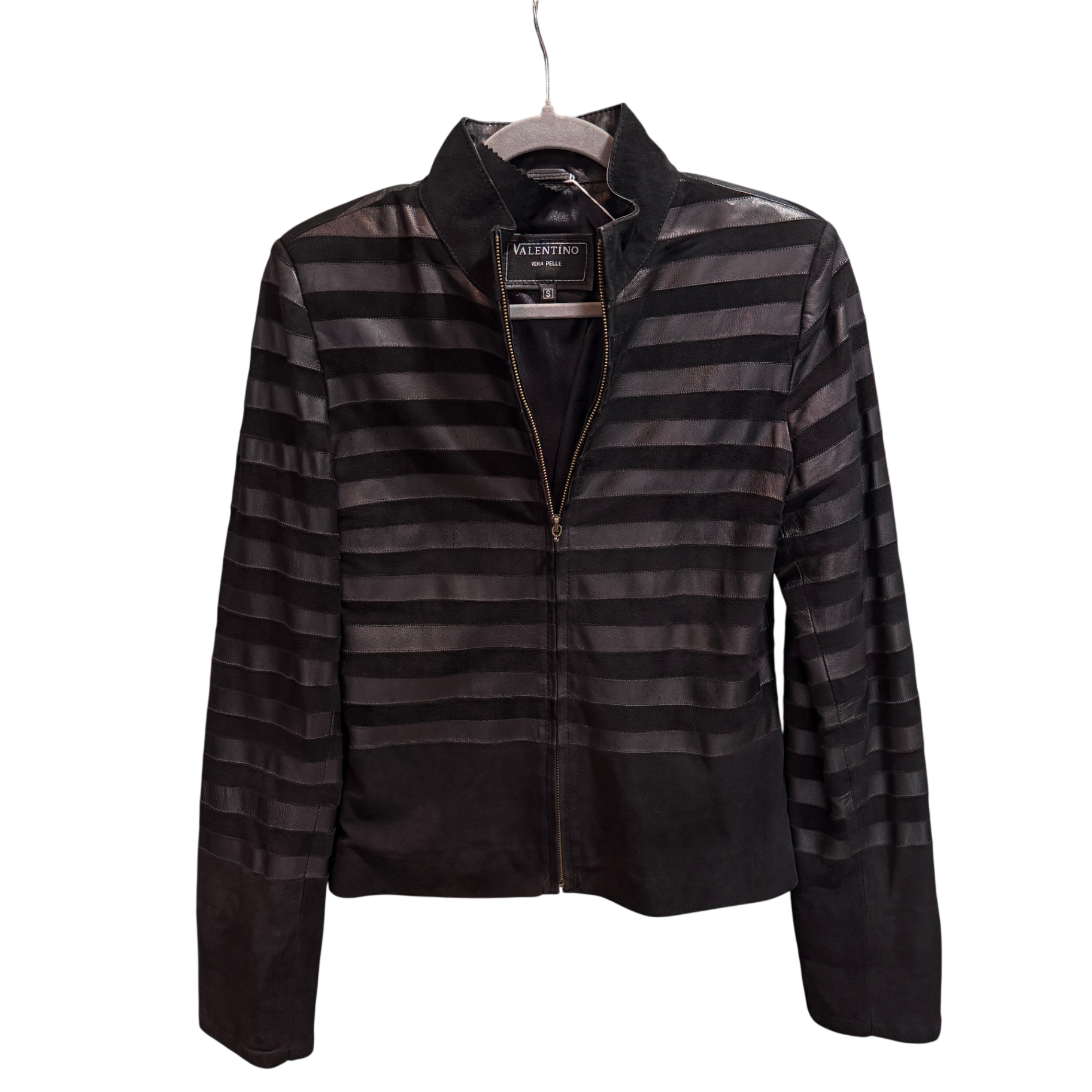 VALENTINO Vintage Black Stripe Jacket Size S