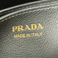 PRADA Buckle Large Leather Bag with Studded Belt
