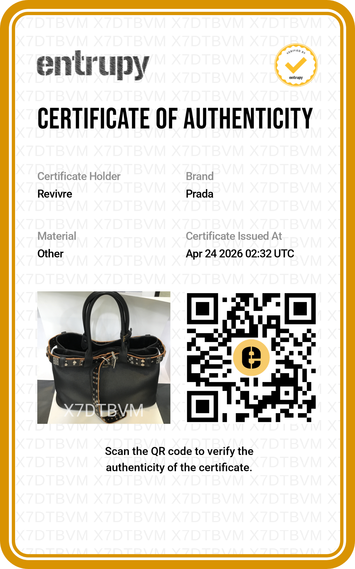 PRADA Buckle Large Leather Bag with Studded Belt