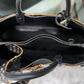 PRADA Buckle Large Leather Bag with Studded Belt